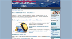 Desktop Screenshot of income-protection-insurance.com.au