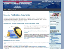 Tablet Screenshot of income-protection-insurance.com.au